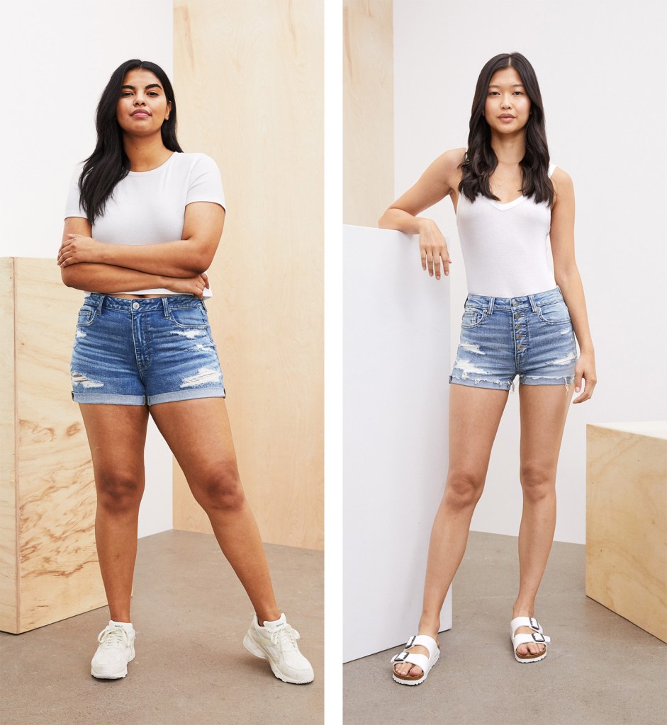 Shorts guide for women with a short torso