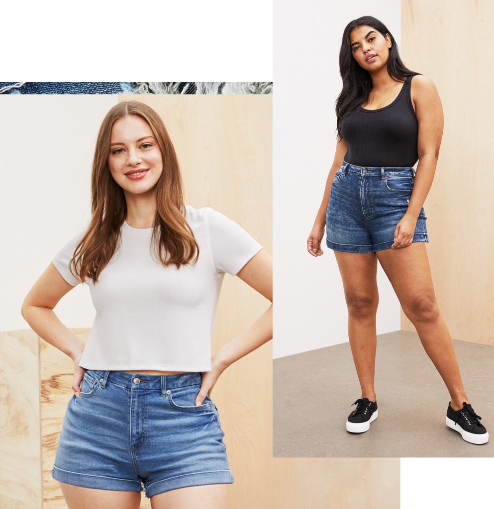 Finding The Perfect Denim Plus Size Bermuda Shorts - Stylish Curves