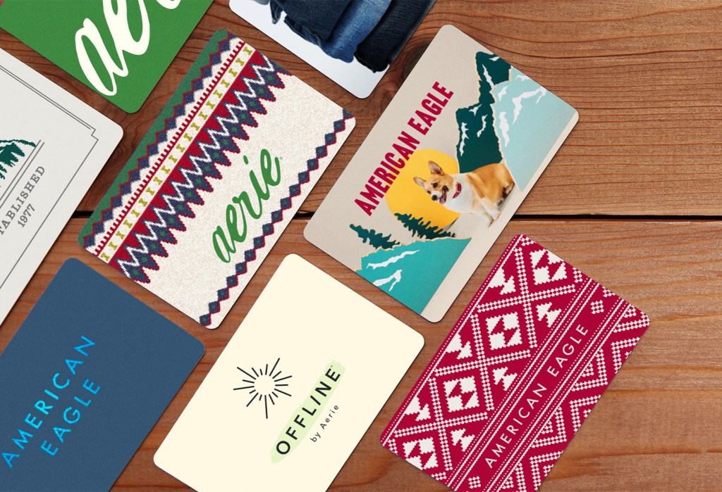American Eagle, Aerie, and Offline gift cards