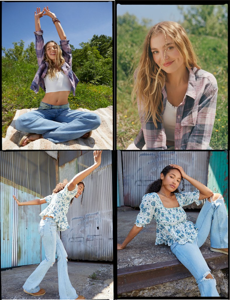 70s-Inspired Flare Jean Outfits for Fall - #AEJeans