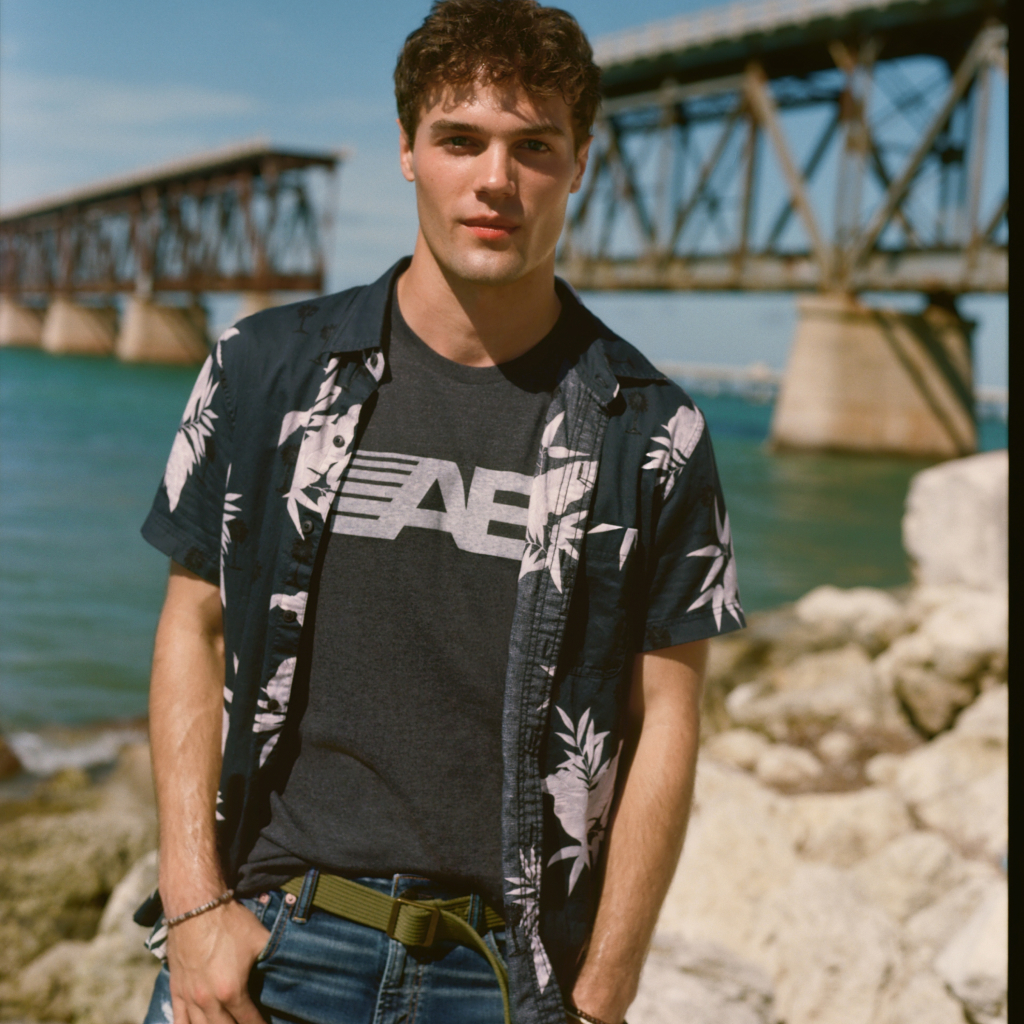 Now Trending: Men's Button-Up Resort Shirts - #AEJeans
