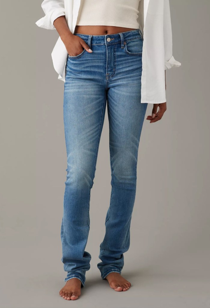 Jeans with Long Inseam