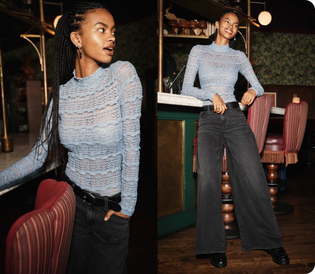 Get To Know: Baggy A-Line Fit Jeans